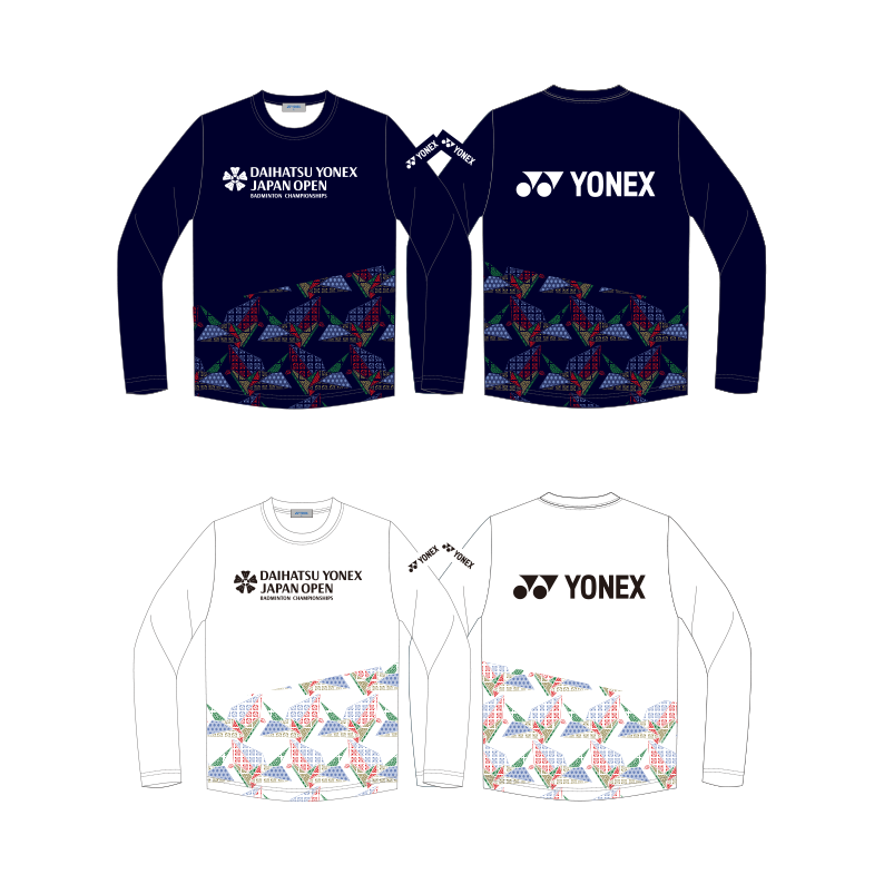 新作グッ ダイハツジャパンオープン2023バドミントン ロングＴシャツ 